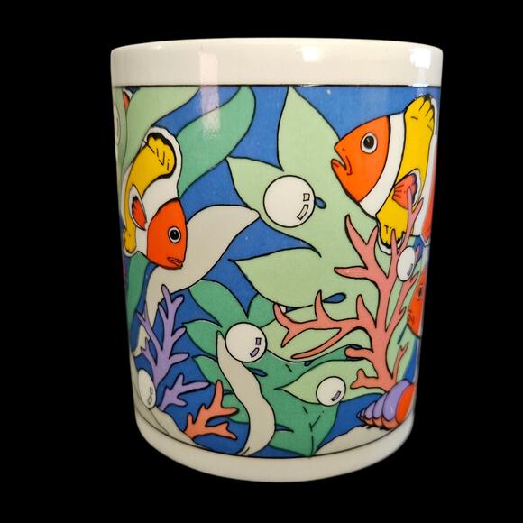 Studio Nova Ocean Reef Mug Coffee Cup Tropical Fish Coral Sea Life M2506 China - Picture 2 of 7